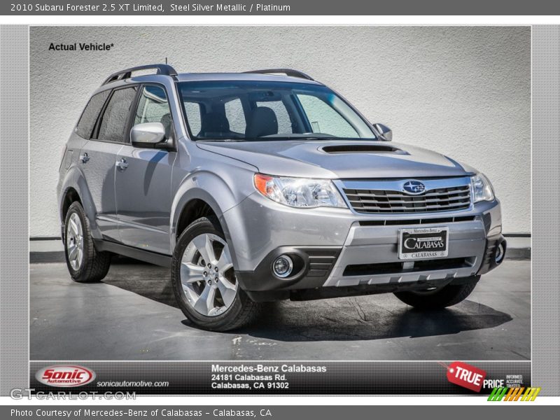 Steel Silver Metallic / Platinum 2010 Subaru Forester 2.5 XT Limited