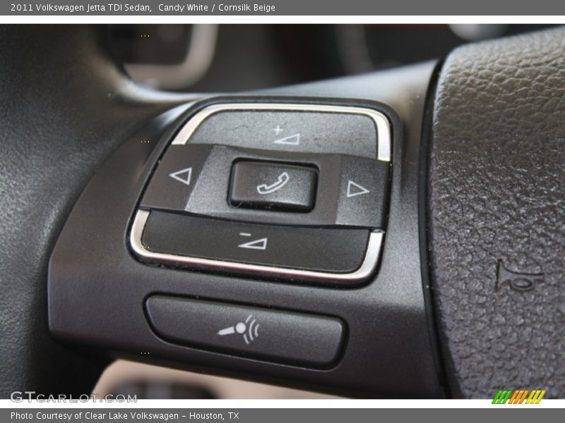 Candy White / Cornsilk Beige 2011 Volkswagen Jetta TDI Sedan