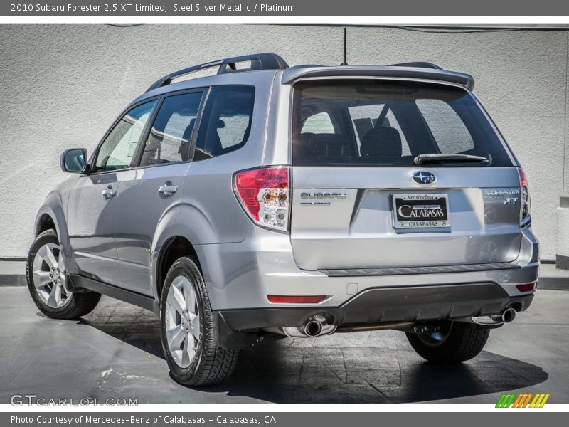Steel Silver Metallic / Platinum 2010 Subaru Forester 2.5 XT Limited