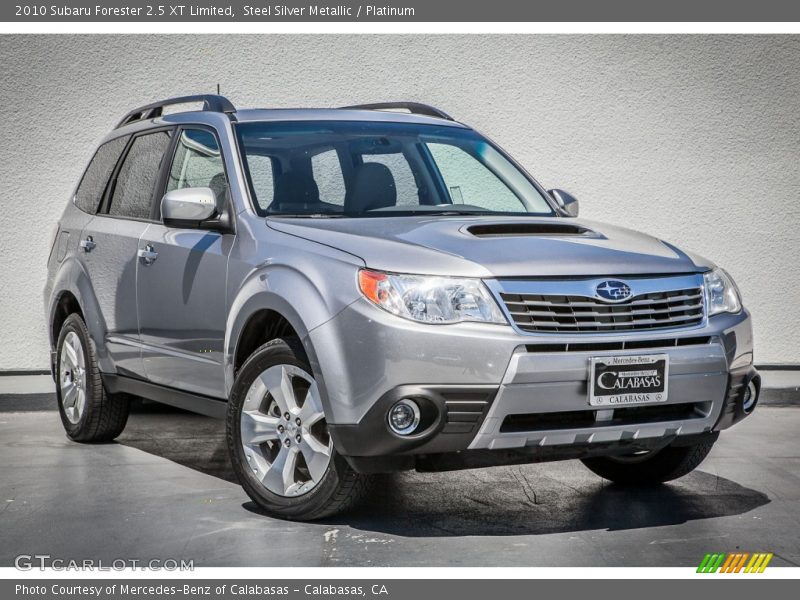 Steel Silver Metallic / Platinum 2010 Subaru Forester 2.5 XT Limited