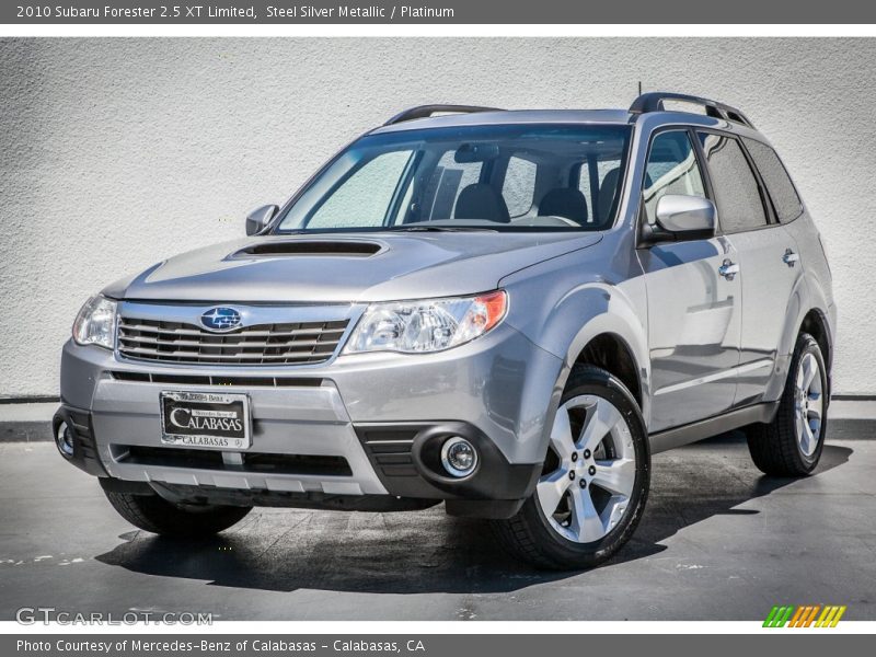 Steel Silver Metallic / Platinum 2010 Subaru Forester 2.5 XT Limited