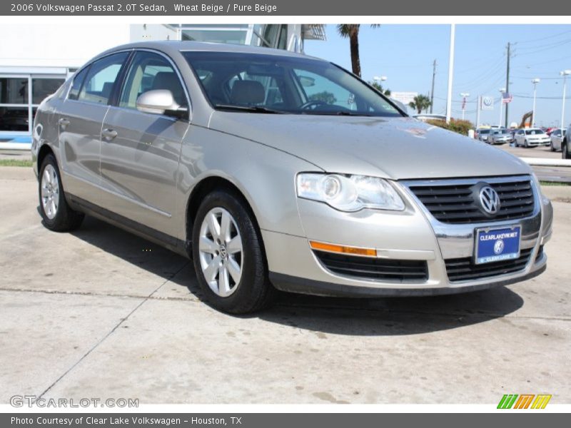 Wheat Beige / Pure Beige 2006 Volkswagen Passat 2.0T Sedan