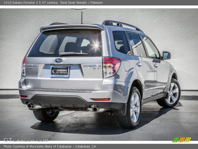 Steel Silver Metallic / Platinum 2010 Subaru Forester 2.5 XT Limited