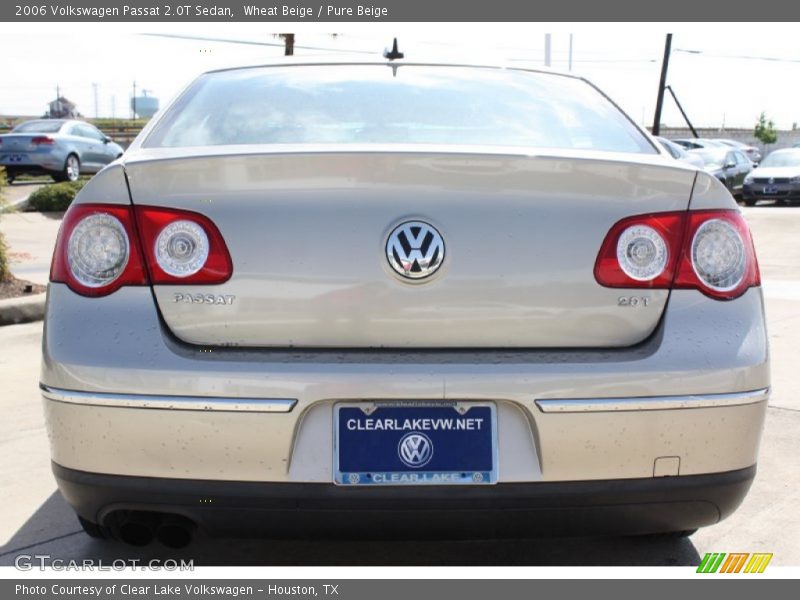 Wheat Beige / Pure Beige 2006 Volkswagen Passat 2.0T Sedan