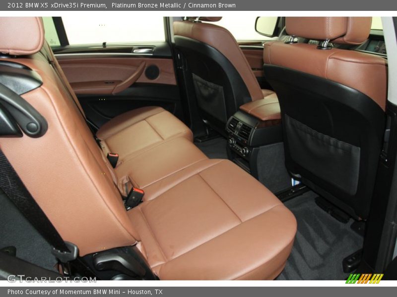 Platinum Bronze Metallic / Cinnamon Brown 2012 BMW X5 xDrive35i Premium