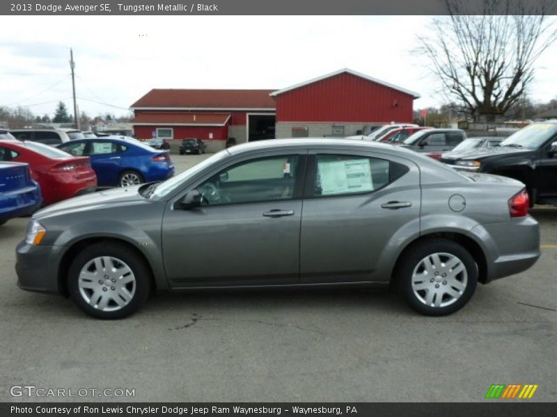 Tungsten Metallic / Black 2013 Dodge Avenger SE