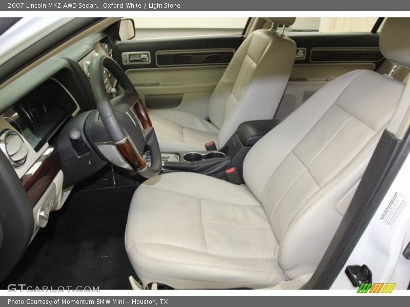 Oxford White / Light Stone 2007 Lincoln MKZ AWD Sedan