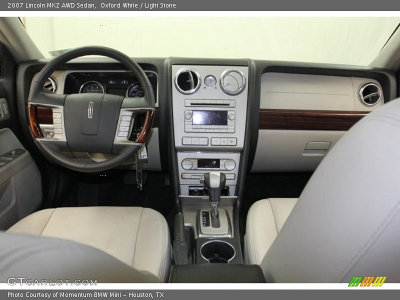 Oxford White / Light Stone 2007 Lincoln MKZ AWD Sedan