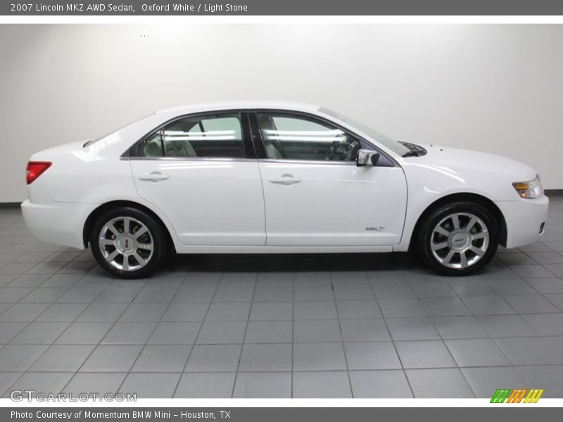 Oxford White / Light Stone 2007 Lincoln MKZ AWD Sedan