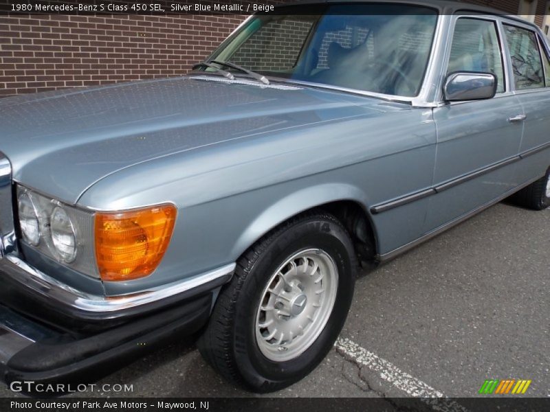 Silver Blue Metallic / Beige 1980 Mercedes-Benz S Class 450 SEL