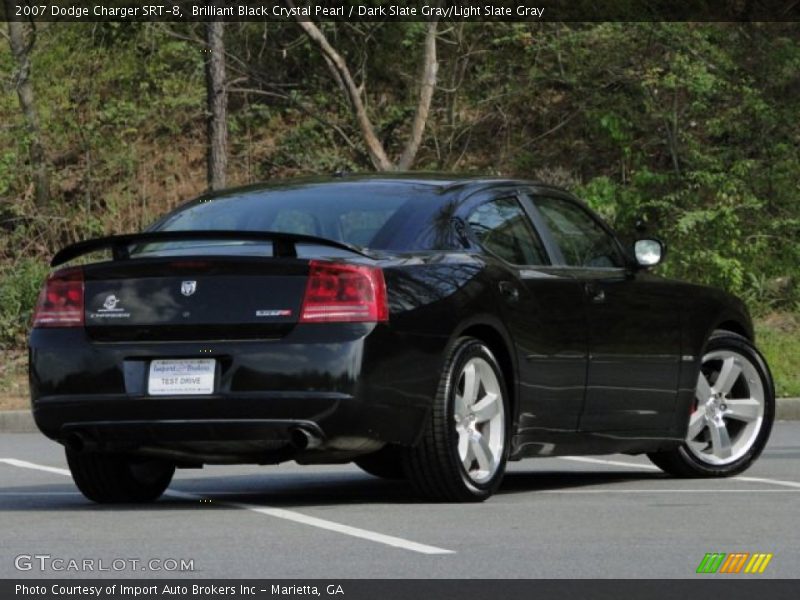 Brilliant Black Crystal Pearl / Dark Slate Gray/Light Slate Gray 2007 Dodge Charger SRT-8