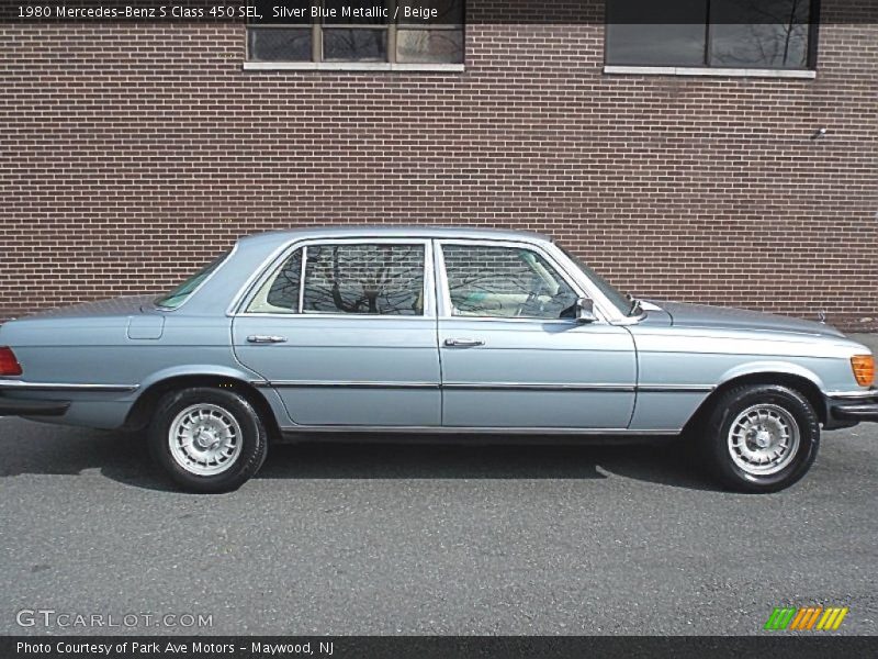  1980 S Class 450 SEL Silver Blue Metallic