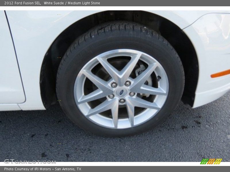 White Suede / Medium Light Stone 2012 Ford Fusion SEL