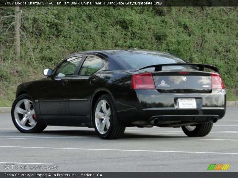 Brilliant Black Crystal Pearl / Dark Slate Gray/Light Slate Gray 2007 Dodge Charger SRT-8