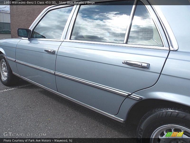 Silver Blue Metallic / Beige 1980 Mercedes-Benz S Class 450 SEL