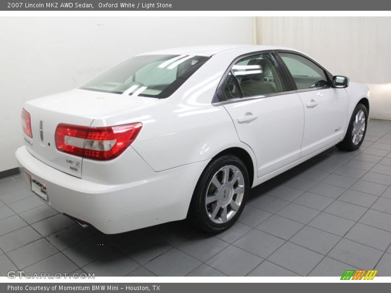 Oxford White / Light Stone 2007 Lincoln MKZ AWD Sedan