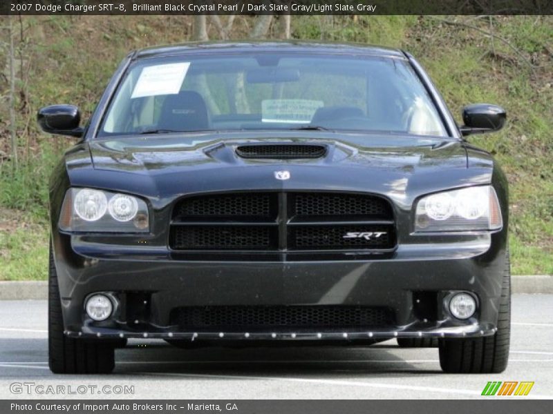 Brilliant Black Crystal Pearl / Dark Slate Gray/Light Slate Gray 2007 Dodge Charger SRT-8