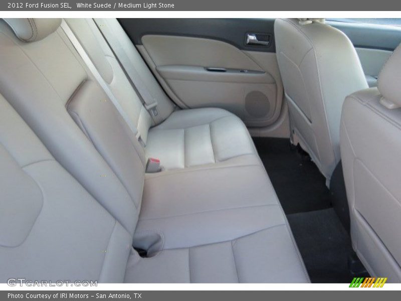 White Suede / Medium Light Stone 2012 Ford Fusion SEL