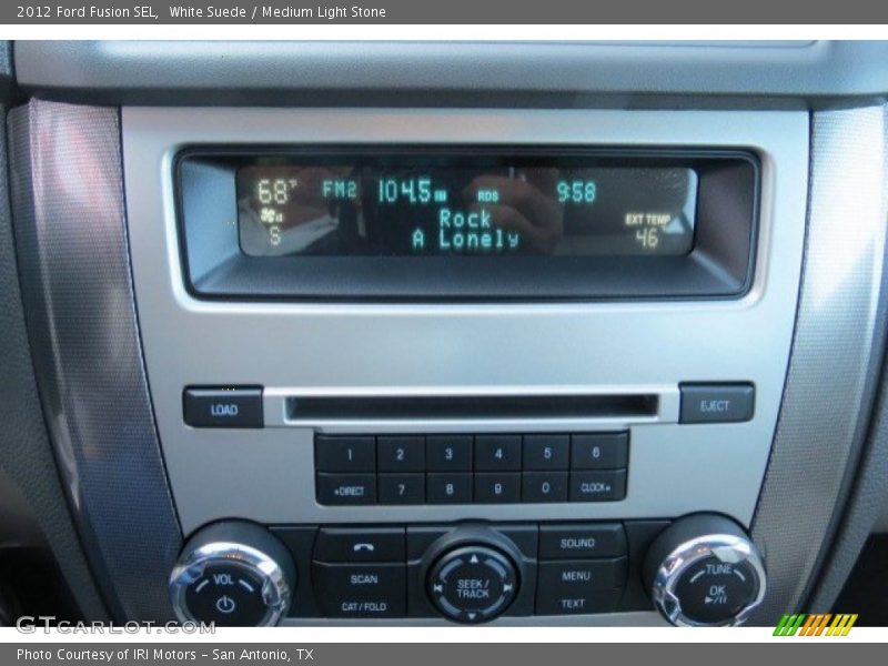 White Suede / Medium Light Stone 2012 Ford Fusion SEL