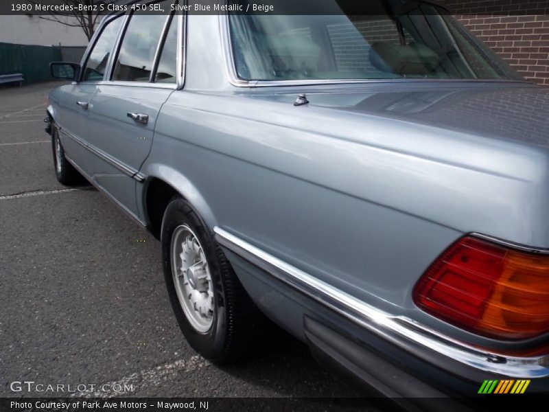 Silver Blue Metallic / Beige 1980 Mercedes-Benz S Class 450 SEL