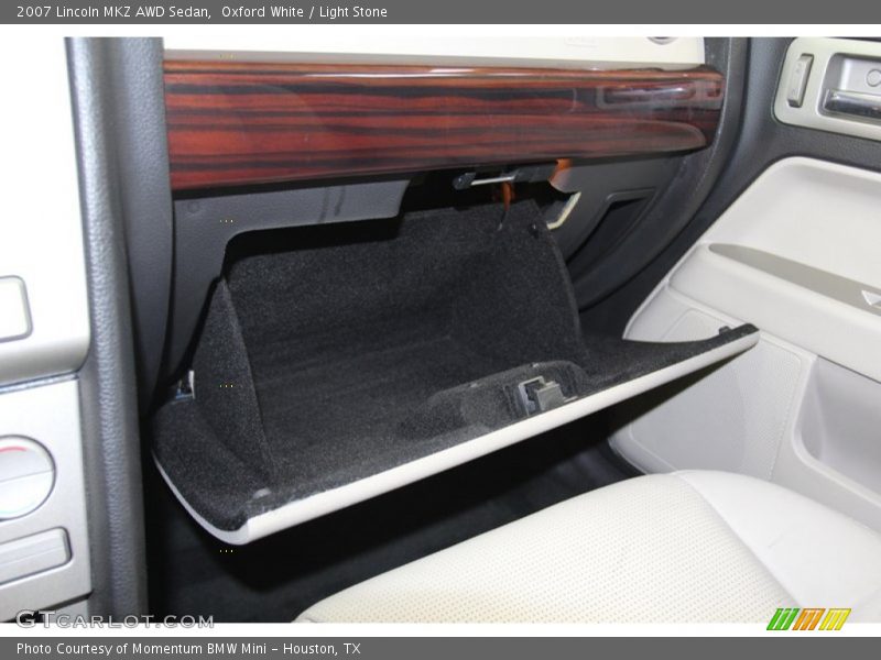 Oxford White / Light Stone 2007 Lincoln MKZ AWD Sedan