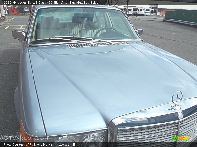 Silver Blue Metallic / Beige 1980 Mercedes-Benz S Class 450 SEL