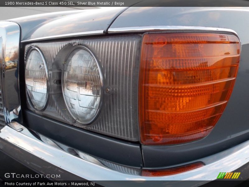 Silver Blue Metallic / Beige 1980 Mercedes-Benz S Class 450 SEL