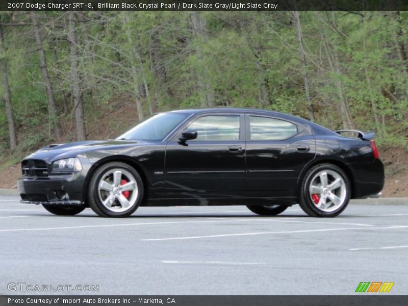 Brilliant Black Crystal Pearl / Dark Slate Gray/Light Slate Gray 2007 Dodge Charger SRT-8