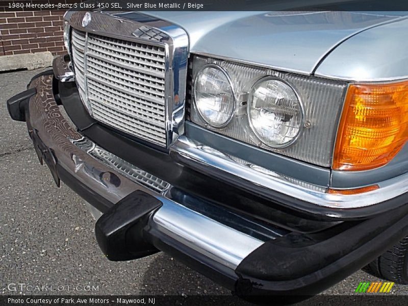 Silver Blue Metallic / Beige 1980 Mercedes-Benz S Class 450 SEL