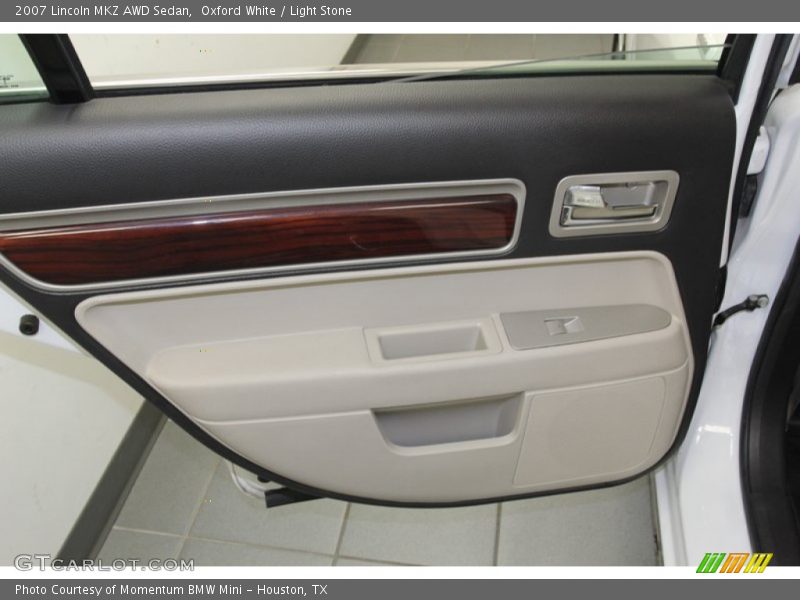 Oxford White / Light Stone 2007 Lincoln MKZ AWD Sedan