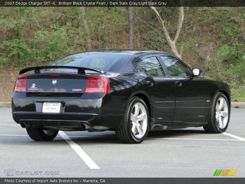 Brilliant Black Crystal Pearl / Dark Slate Gray/Light Slate Gray 2007 Dodge Charger SRT-8