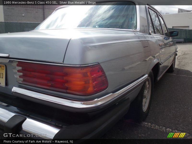 Silver Blue Metallic / Beige 1980 Mercedes-Benz S Class 450 SEL