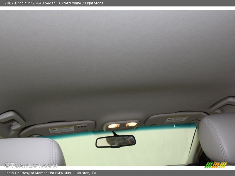 Oxford White / Light Stone 2007 Lincoln MKZ AWD Sedan