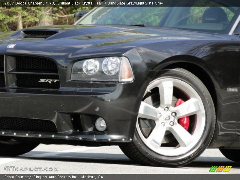 Brilliant Black Crystal Pearl / Dark Slate Gray/Light Slate Gray 2007 Dodge Charger SRT-8
