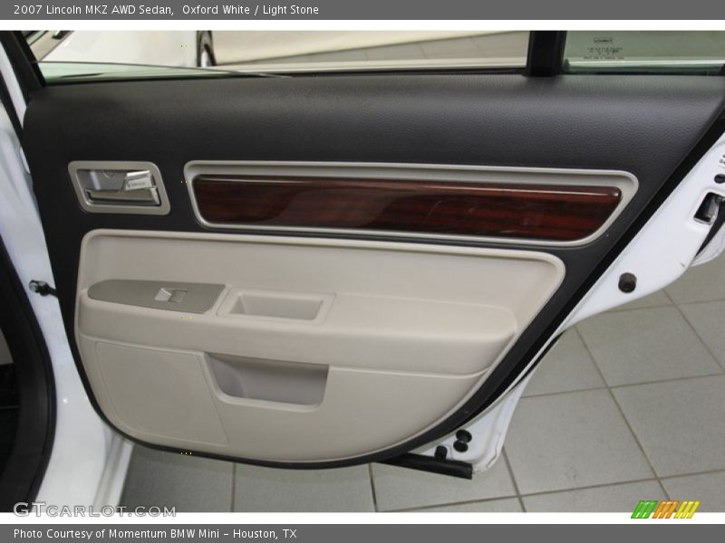 Oxford White / Light Stone 2007 Lincoln MKZ AWD Sedan