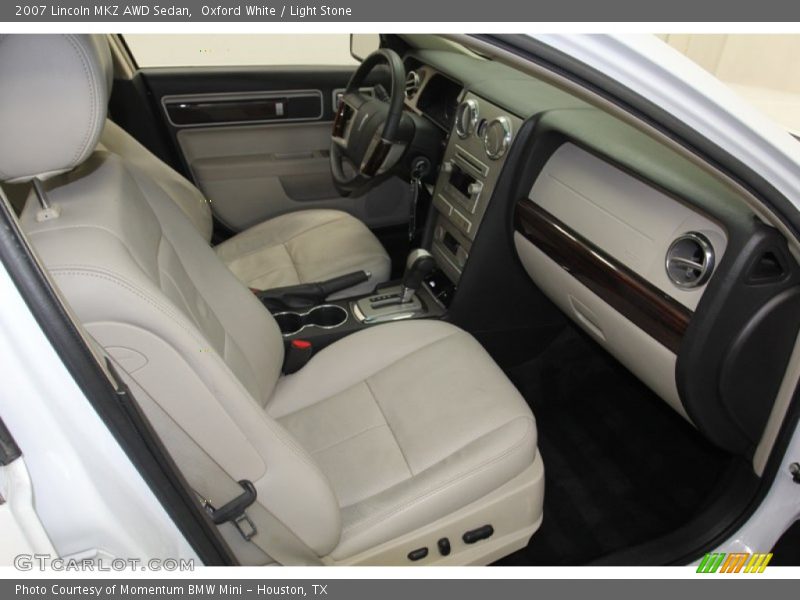 Oxford White / Light Stone 2007 Lincoln MKZ AWD Sedan