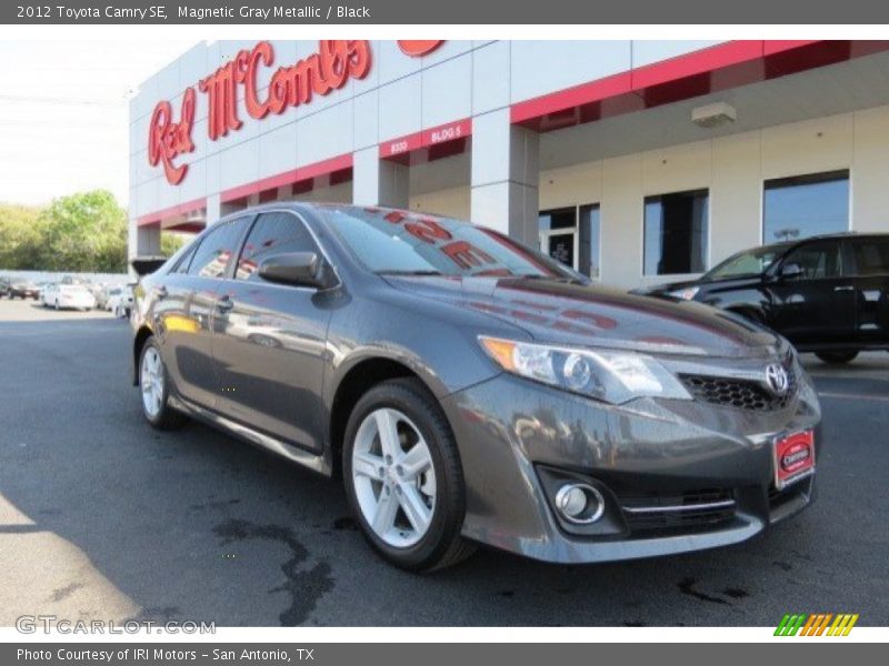 Magnetic Gray Metallic / Black 2012 Toyota Camry SE
