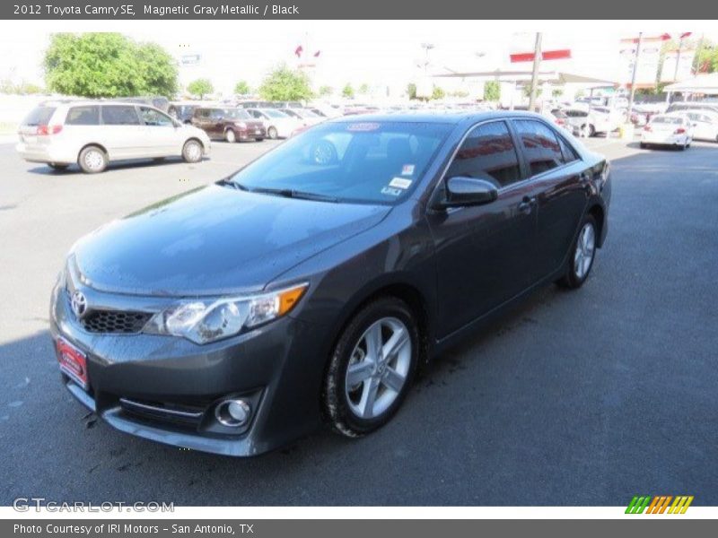 Magnetic Gray Metallic / Black 2012 Toyota Camry SE