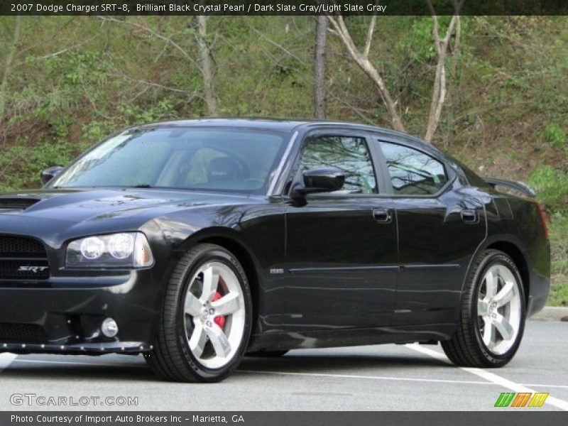 Brilliant Black Crystal Pearl / Dark Slate Gray/Light Slate Gray 2007 Dodge Charger SRT-8