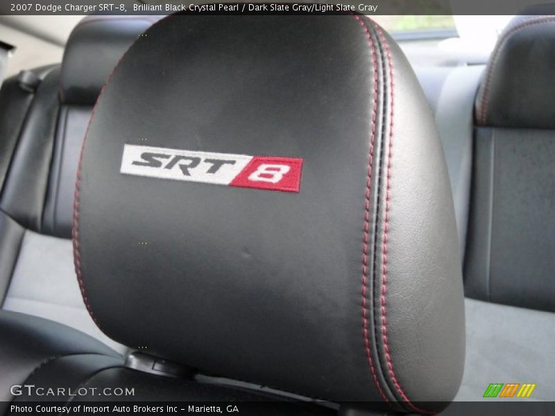 Brilliant Black Crystal Pearl / Dark Slate Gray/Light Slate Gray 2007 Dodge Charger SRT-8