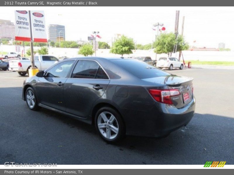 Magnetic Gray Metallic / Black 2012 Toyota Camry SE