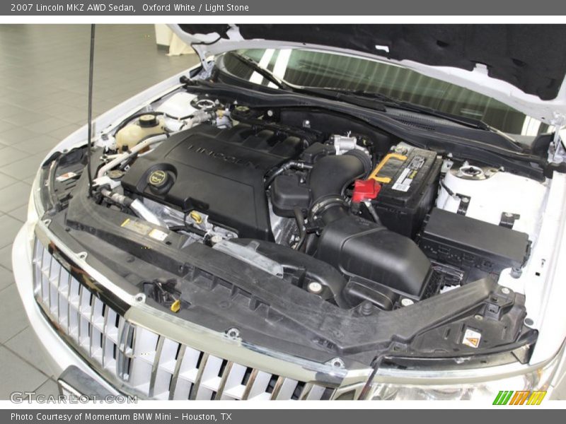 Oxford White / Light Stone 2007 Lincoln MKZ AWD Sedan