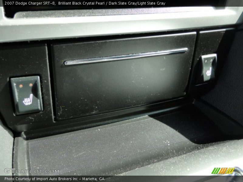 Brilliant Black Crystal Pearl / Dark Slate Gray/Light Slate Gray 2007 Dodge Charger SRT-8