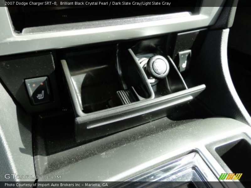 Brilliant Black Crystal Pearl / Dark Slate Gray/Light Slate Gray 2007 Dodge Charger SRT-8