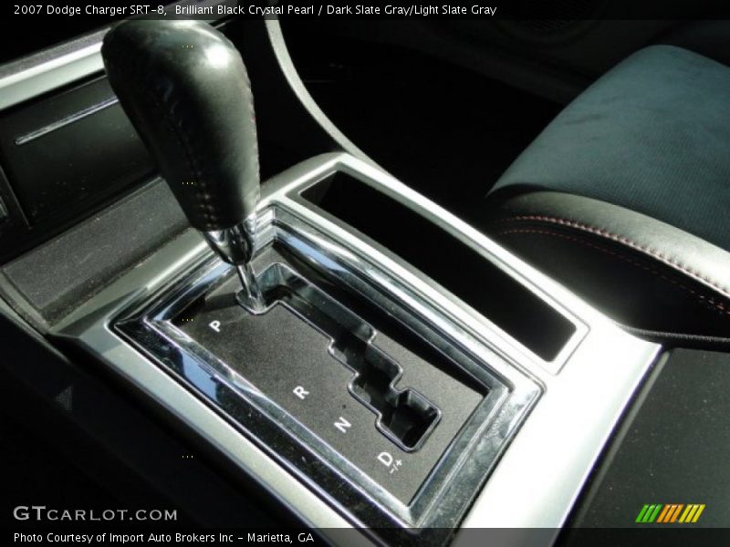 Brilliant Black Crystal Pearl / Dark Slate Gray/Light Slate Gray 2007 Dodge Charger SRT-8