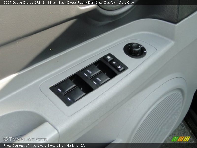 Brilliant Black Crystal Pearl / Dark Slate Gray/Light Slate Gray 2007 Dodge Charger SRT-8