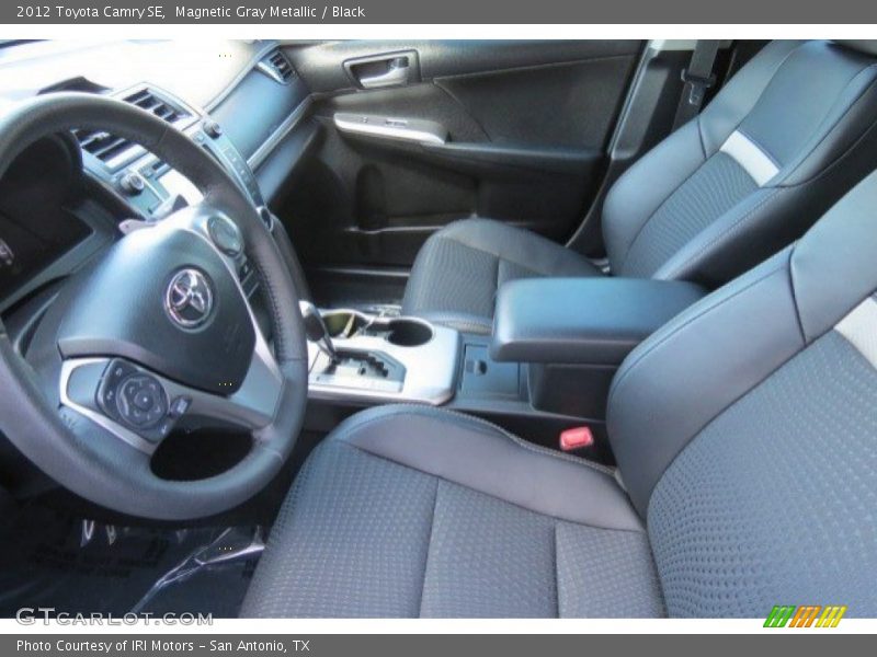 Magnetic Gray Metallic / Black 2012 Toyota Camry SE
