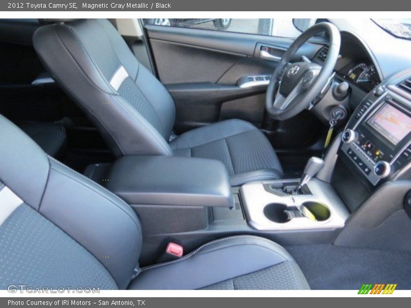 Magnetic Gray Metallic / Black 2012 Toyota Camry SE