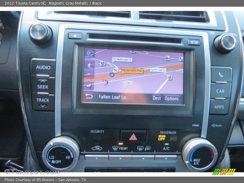 Magnetic Gray Metallic / Black 2012 Toyota Camry SE