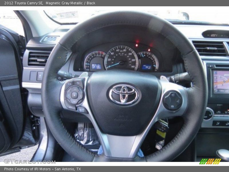 Magnetic Gray Metallic / Black 2012 Toyota Camry SE